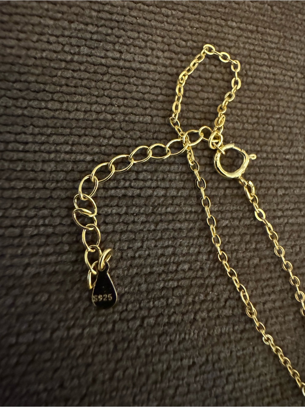 0.5 CT Moissanite S925 over Gold Dancing Motion 2 Hearts Necklace Pendant - Picture 5 of 5